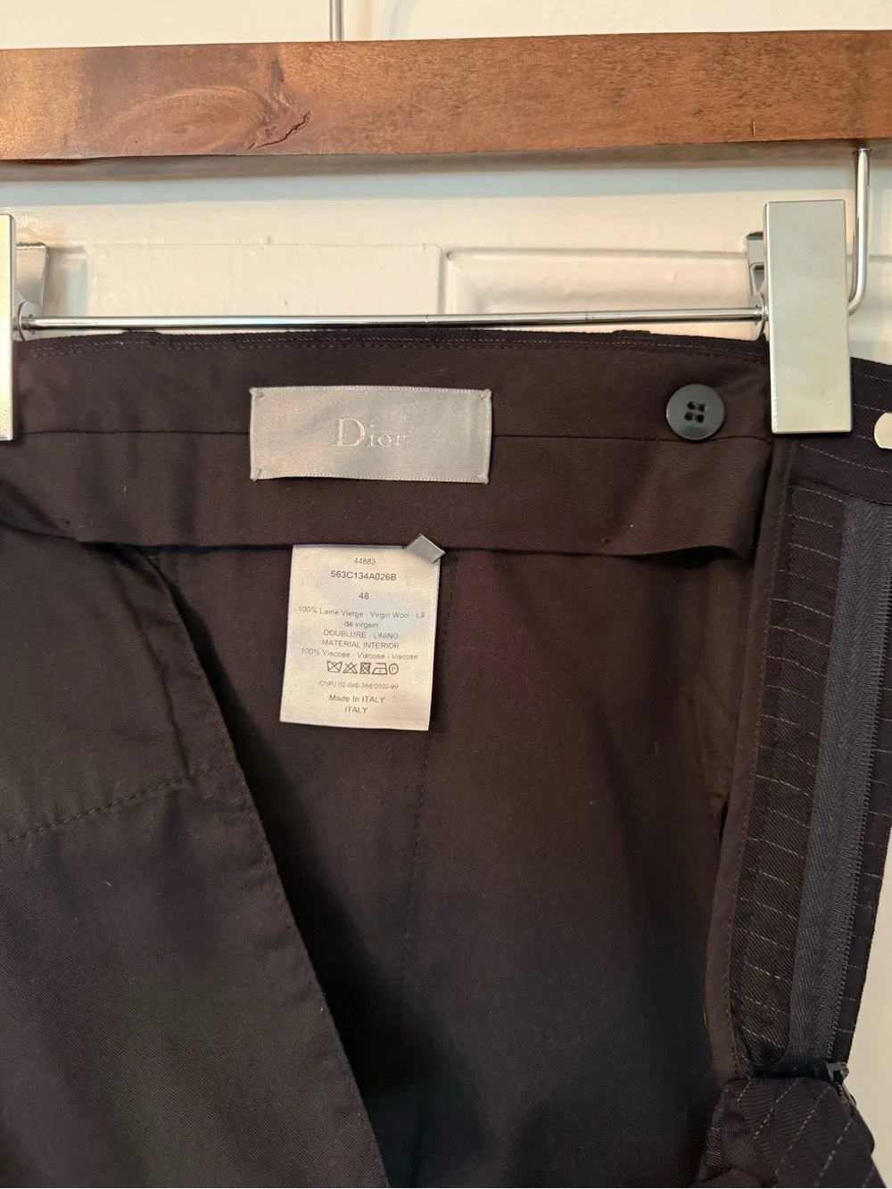 Dior Navy Pinstripe Pants